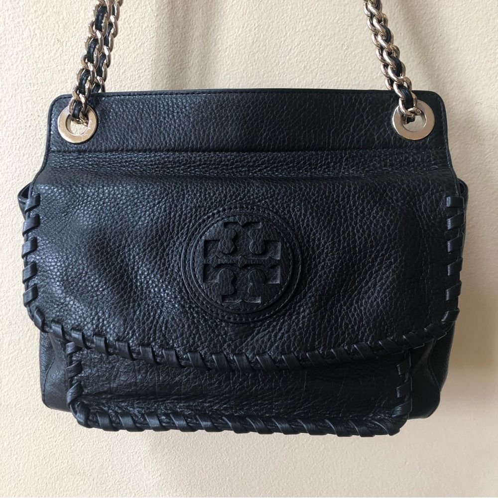 Tory Burch Leather Marion Bag - Picture 3 of 15